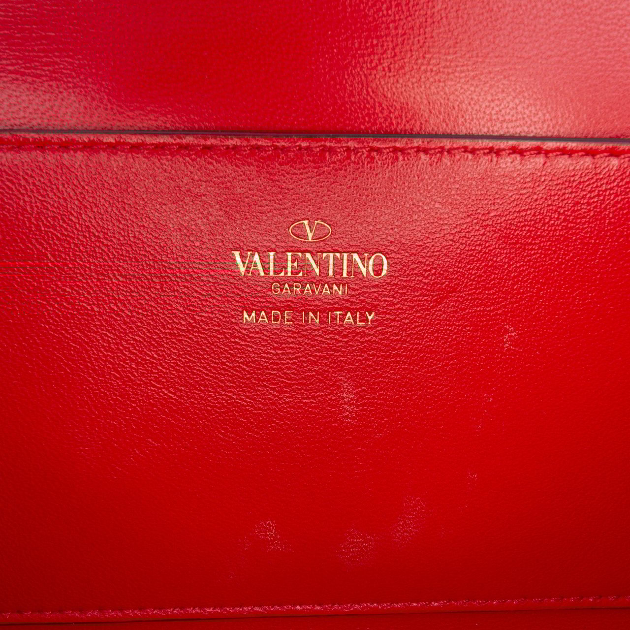 Valentino Leather Rockstud Alcove Box Satchel Zwart