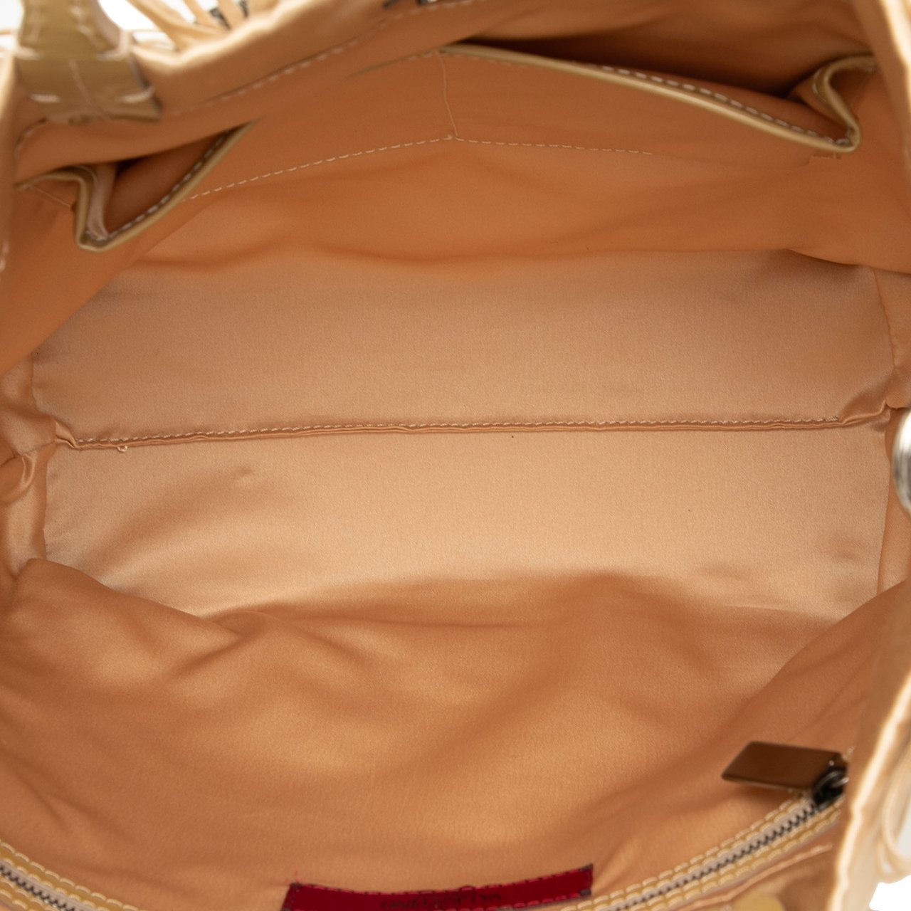 Valentino Floral Embellished Satin Satchel Bruin