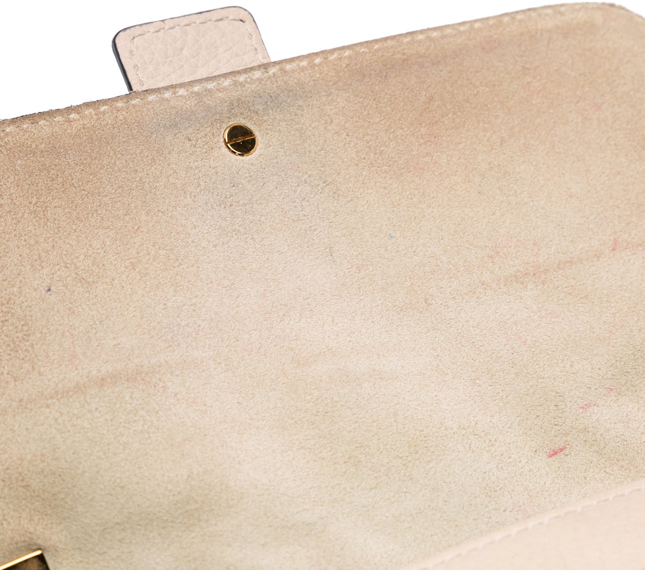 Valentino Calfskin B Rockstud Chain Shoulder Bag Bruin