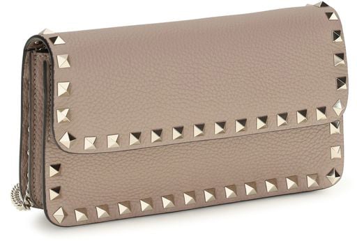 Valentino Garavani Valentino Garavani Beige Calf Leather Bos Taurus Wallet Beige