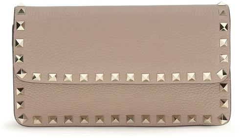 Valentino Garavani Valentino Garavani Beige Calf Leather Bos Taurus Wallet Beige