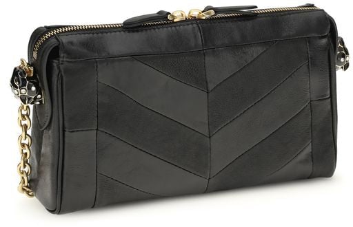 Valentino Garavani Valentino Garavani Black Lamb Ovis Aries Aries Shoulder Bag Zwart