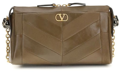 Valentino Garavani Valentino Garavani Beige Lamb Ovis Aries Aries Shoulder Bag Beige