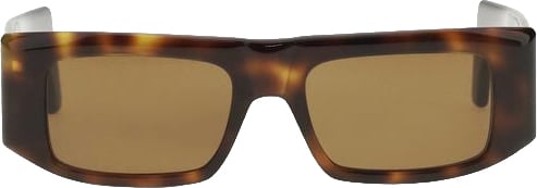 Valentino Garavani Brown Acetate Sunglasses Bruin