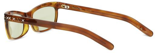 Valentino Garavani Brown Acetate Sunglasses Bruin