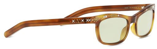 Valentino Garavani Brown Acetate Sunglasses Bruin