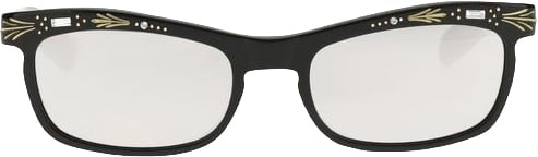 Valentino Garavani Black Acetate Sunglasses Zwart