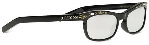 Valentino Garavani Black Acetate Sunglasses Zwart