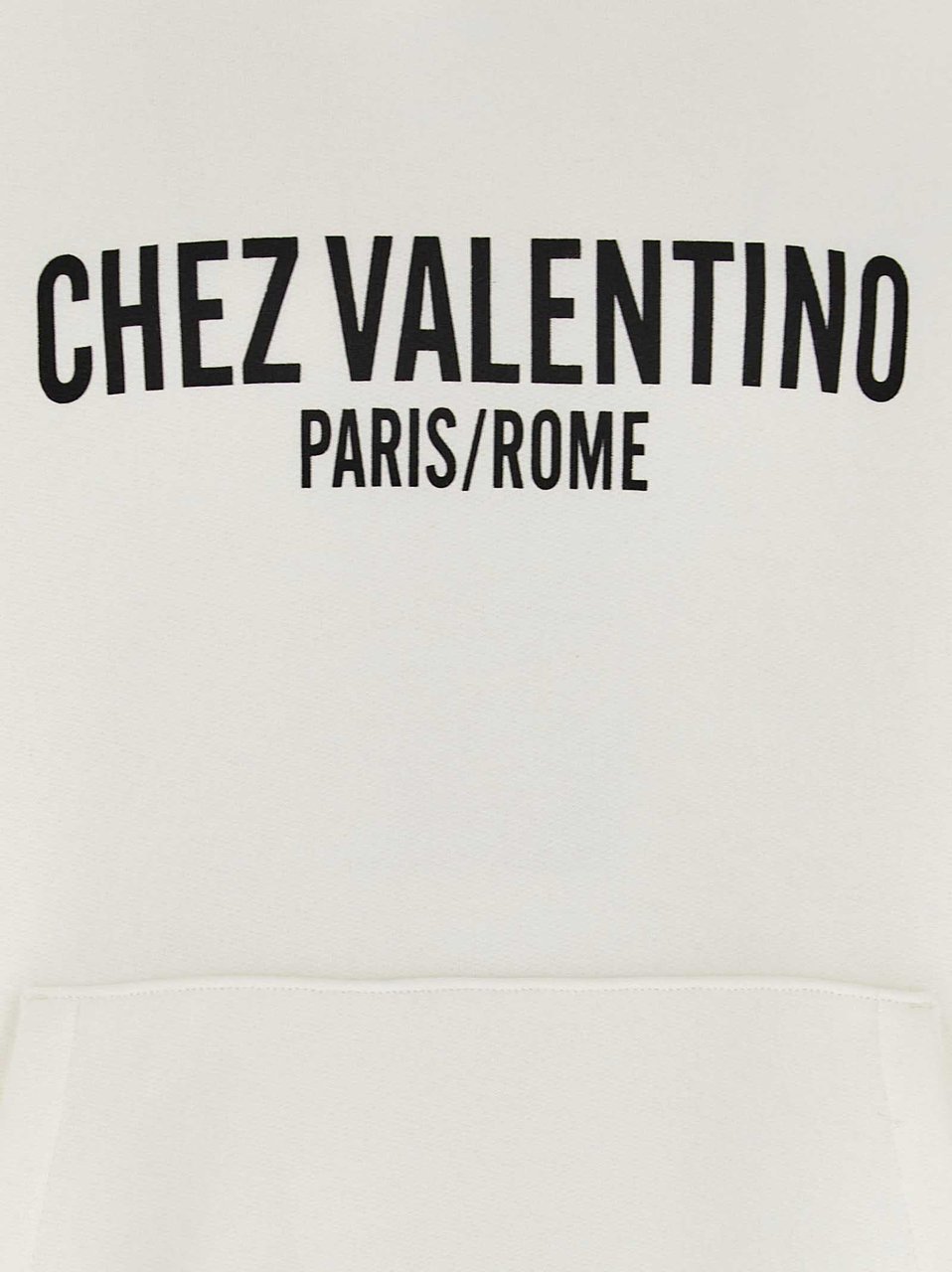 Valentino Garavani White Cotton Sweatshirt Wit