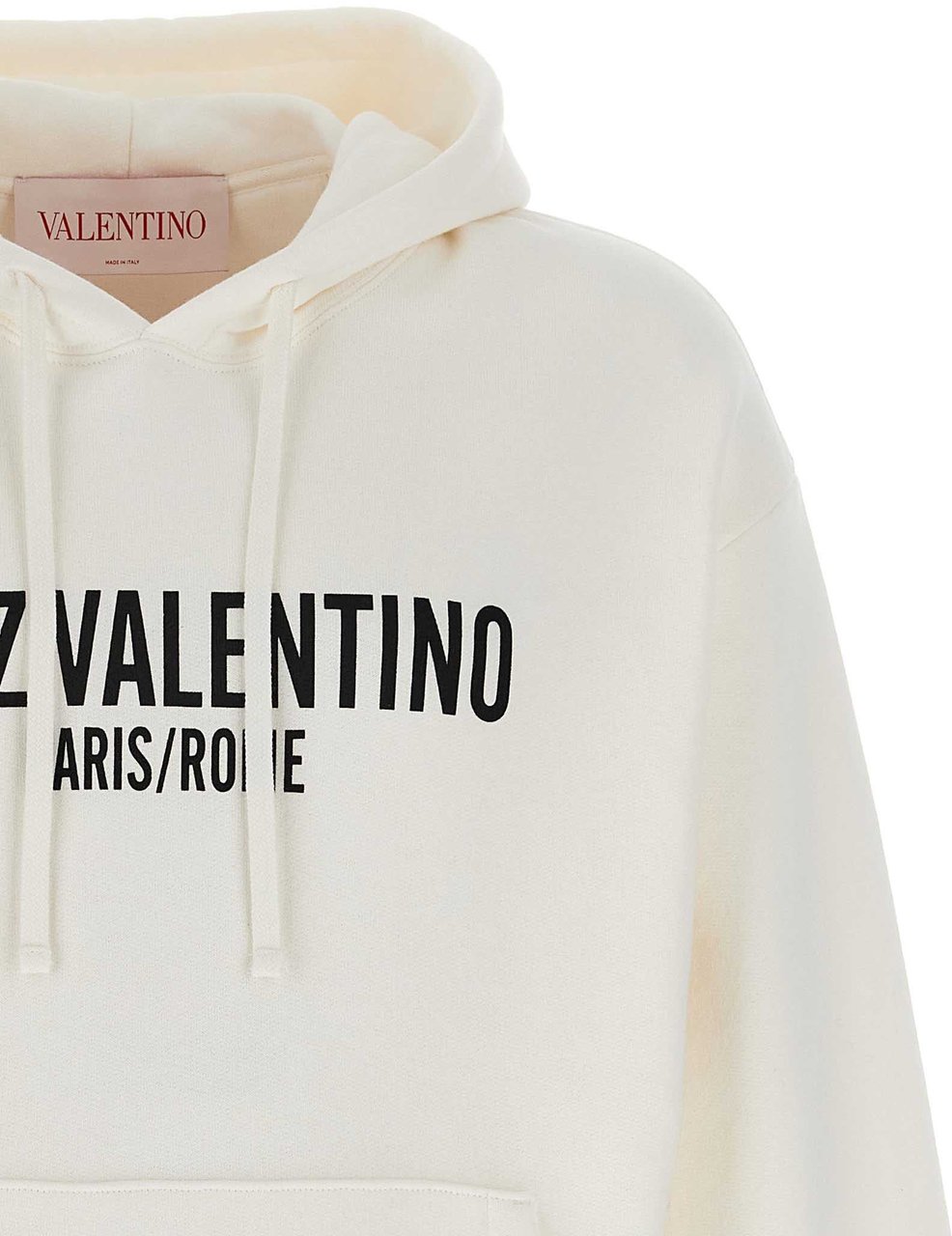 Valentino Garavani White Cotton Sweatshirt Wit