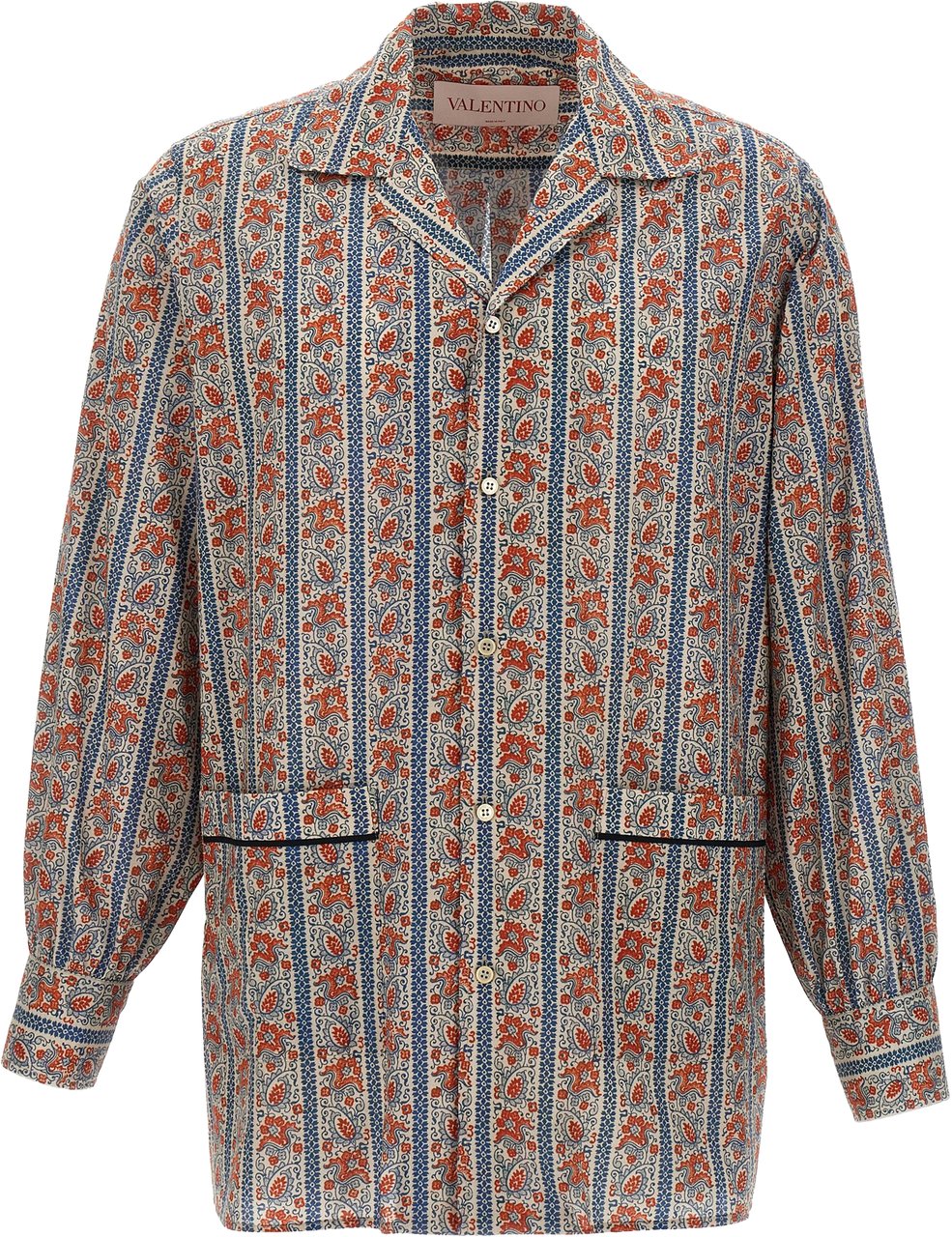 Valentino Garavani Multicolor Cotton Blouse Divers