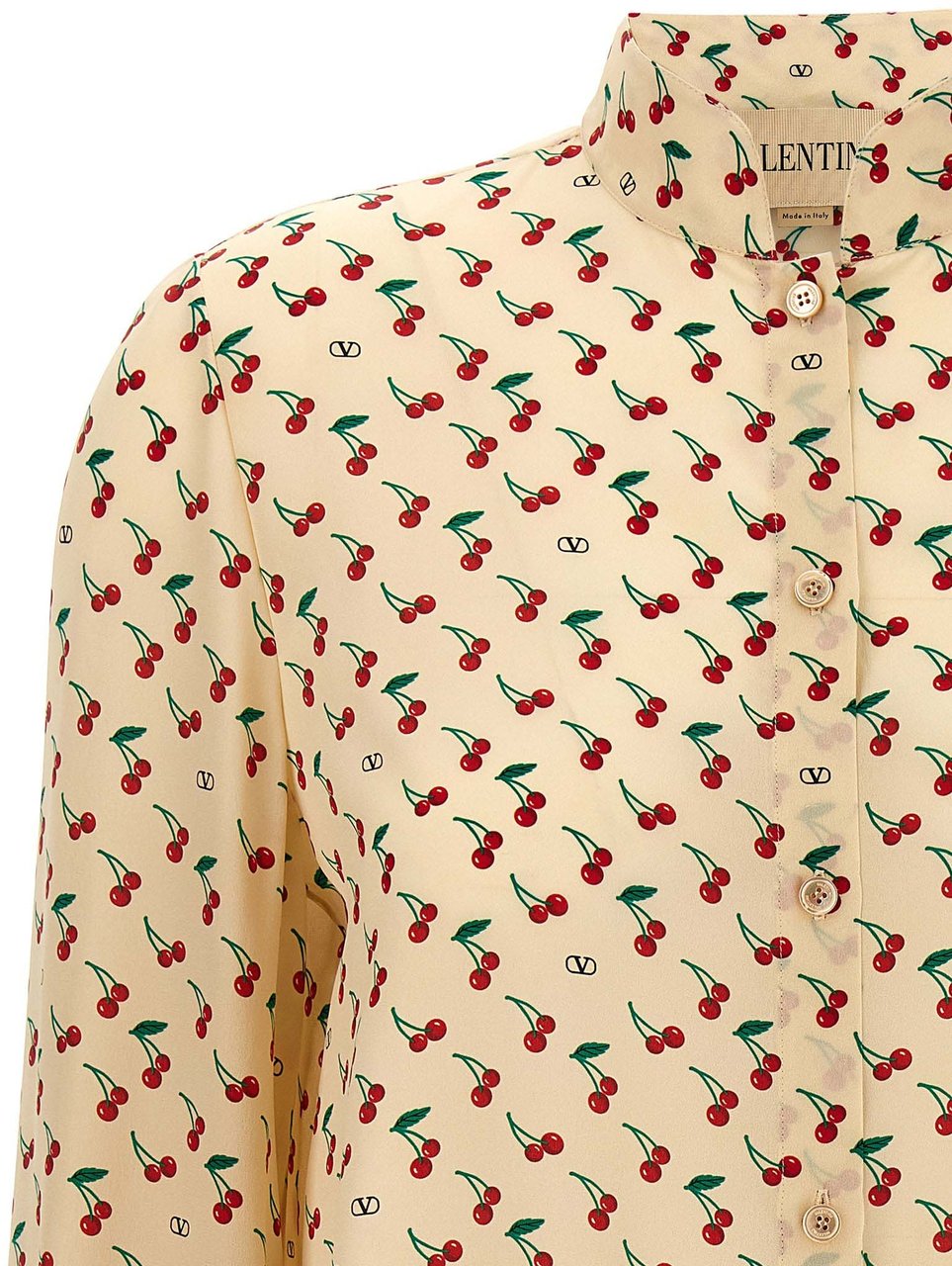 Valentino Garavani Beige Silk Blouse Beige