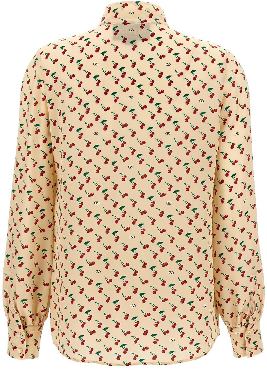 Valentino Garavani Beige Silk Blouse Beige