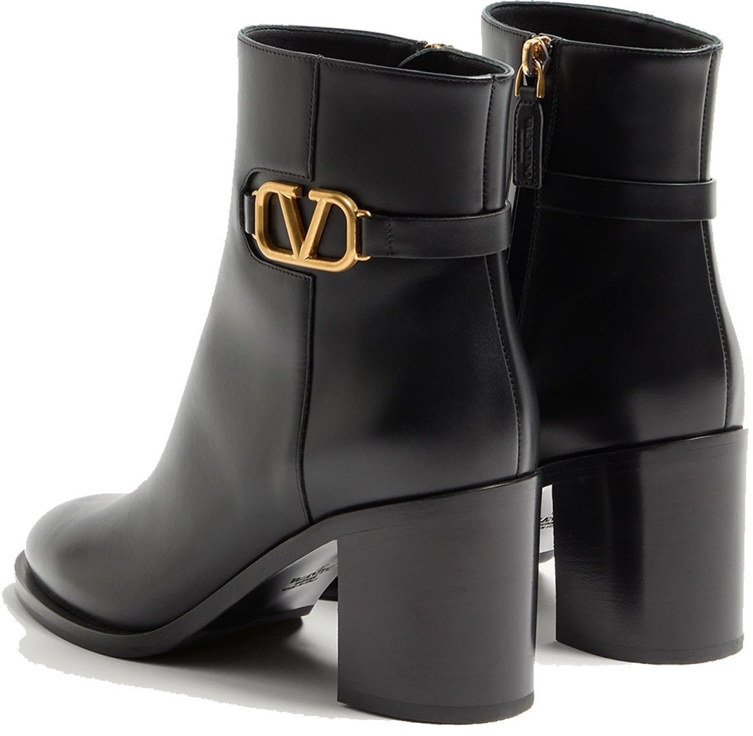 Valentino Garavani Valentino Garavani V logo Boots Zwart