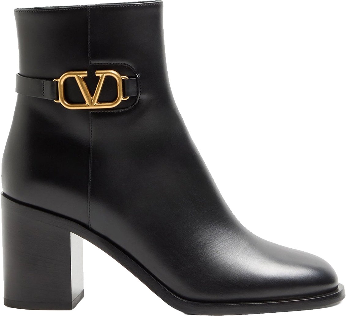 Valentino Garavani Valentino Garavani V logo Boots Zwart