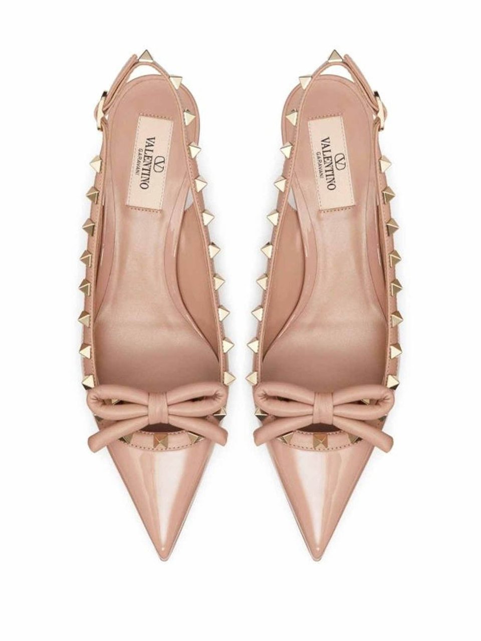 Valentino Garavani Leather Slingback Pumps Divers