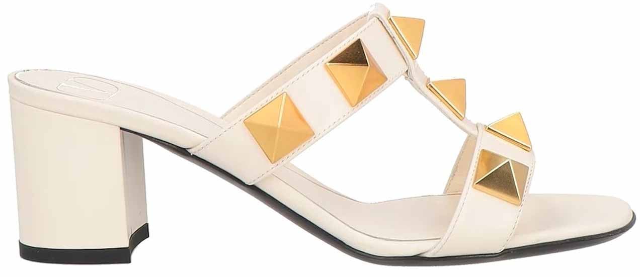 Valentino Garavani Roman Stud Leather Sandals Divers
