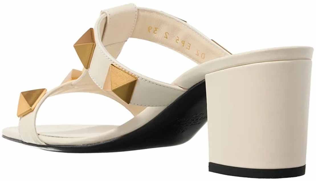 Valentino Garavani Roman Stud Leather Sandals Divers