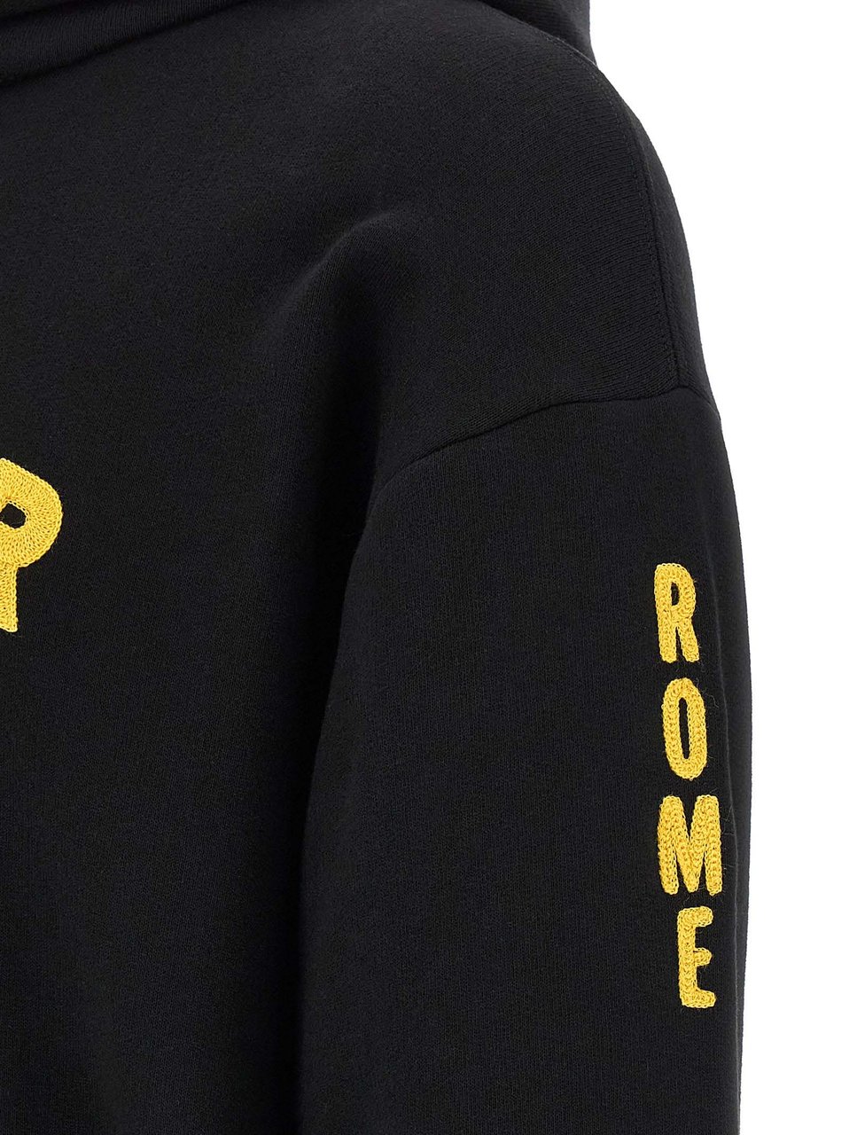 Valentino Garavani Black Cotton Sweatshirt Zwart