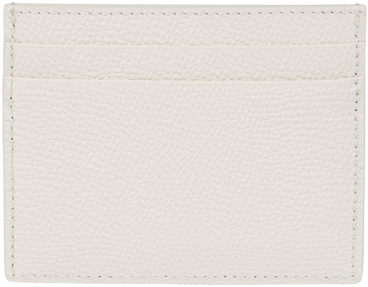 Valentino Garavani Textured Leather Cardholder with VLogo Signature Detail Neutraal