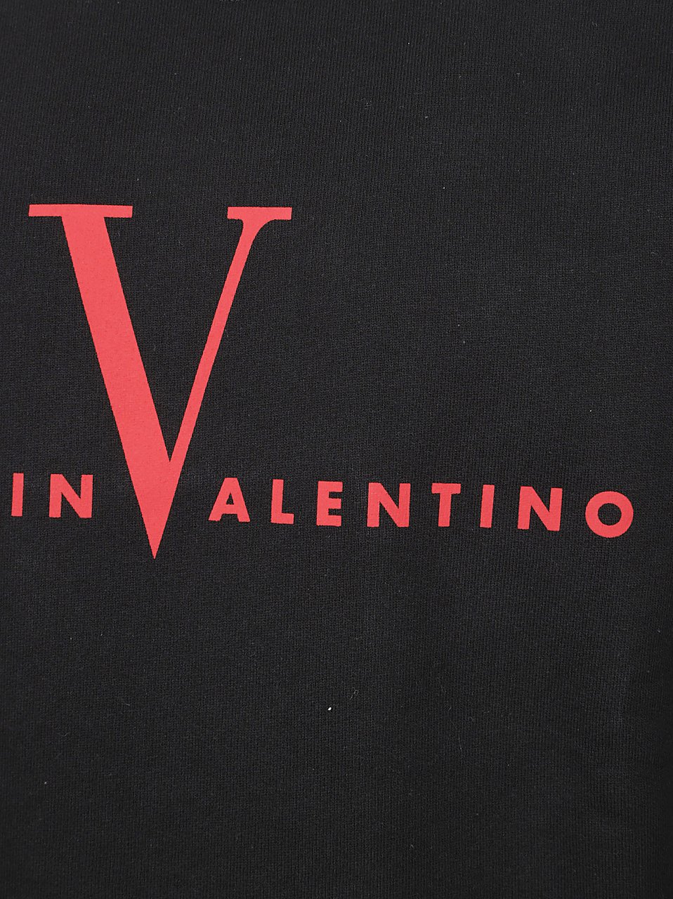 Valentino Garavani Crewneck Sweatshirt with Contrasting Print Zwart