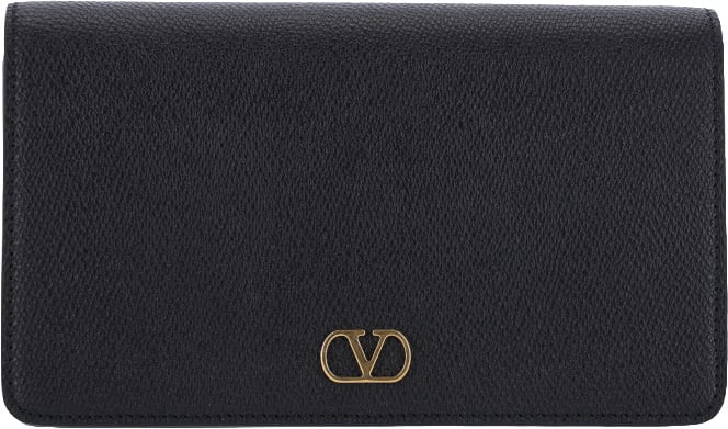 Valentino Garavani "Vlogo Signature" Mini Shoulder Bag Black Zwart