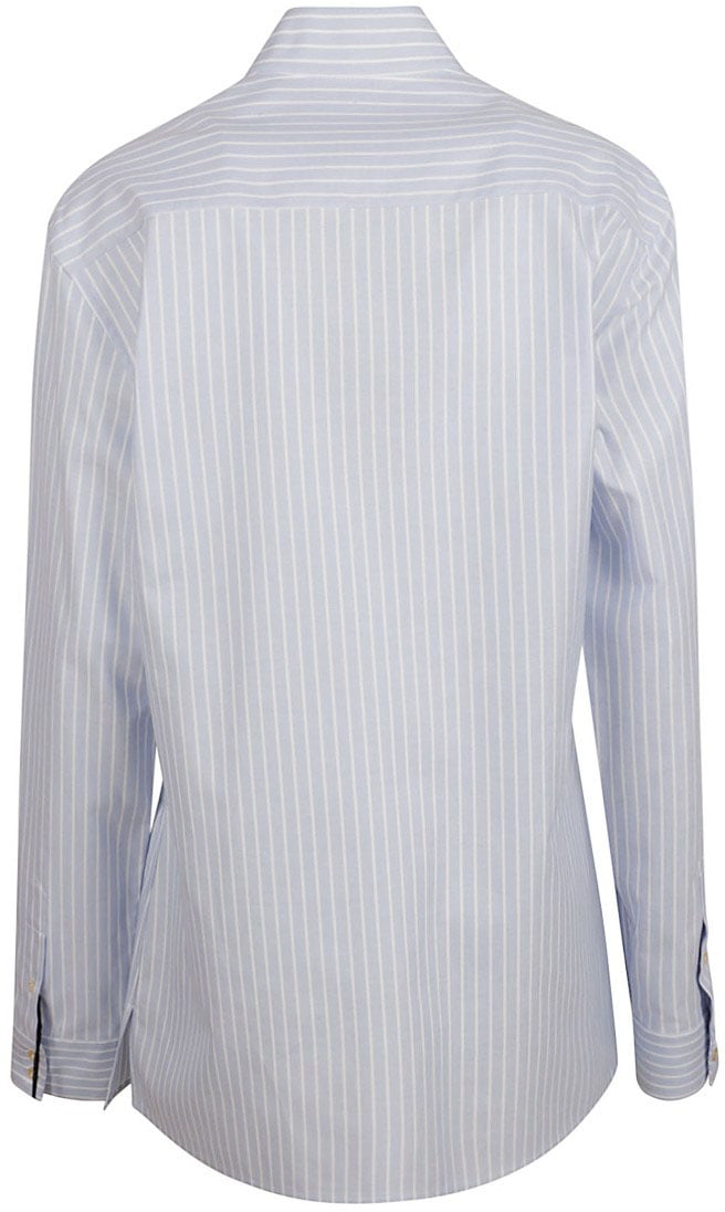 Valentino Garavani Elegant White Shirt With Embroidered Motif Wit