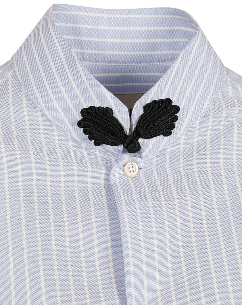 Valentino Garavani Elegant White Shirt With Embroidered Motif Wit