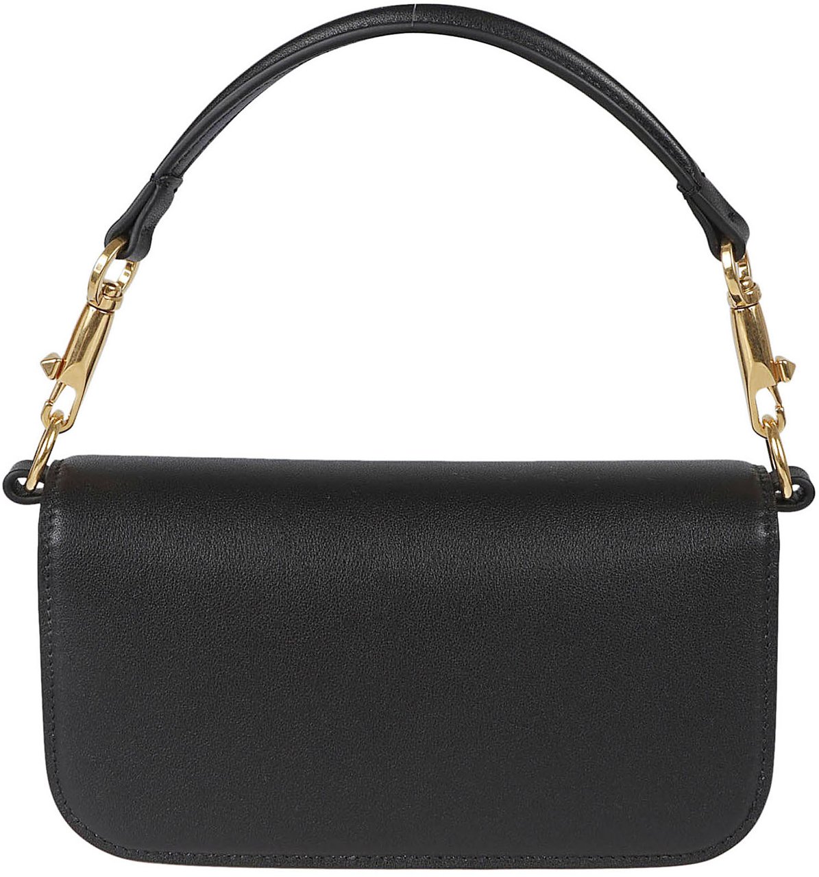 Valentino Garavani Rectangular Calf Leather Bag Zwart