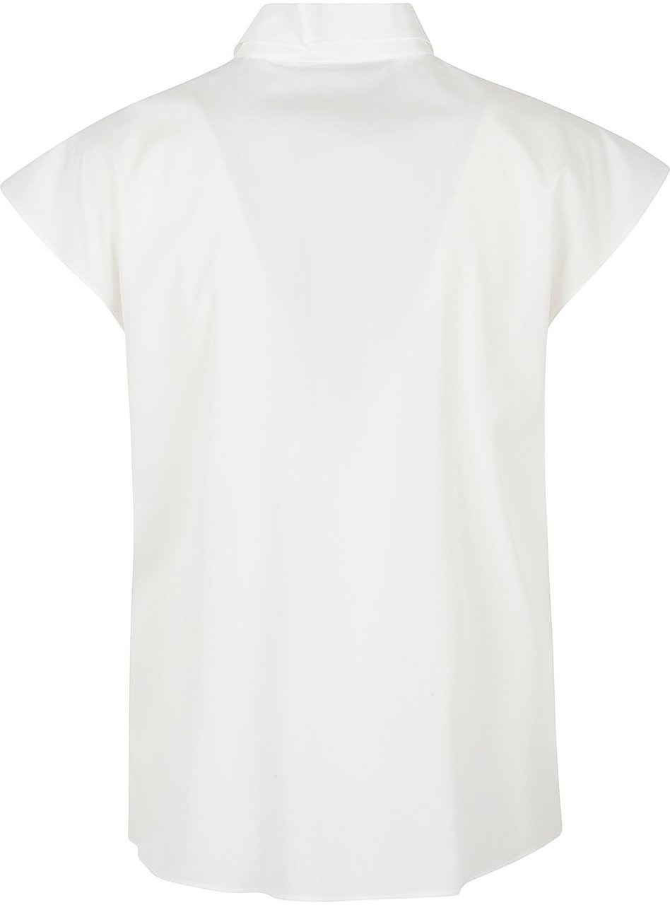 Valentino Garavani Cotton Poplin Shirt With Guipure Lace Embroidery Wit