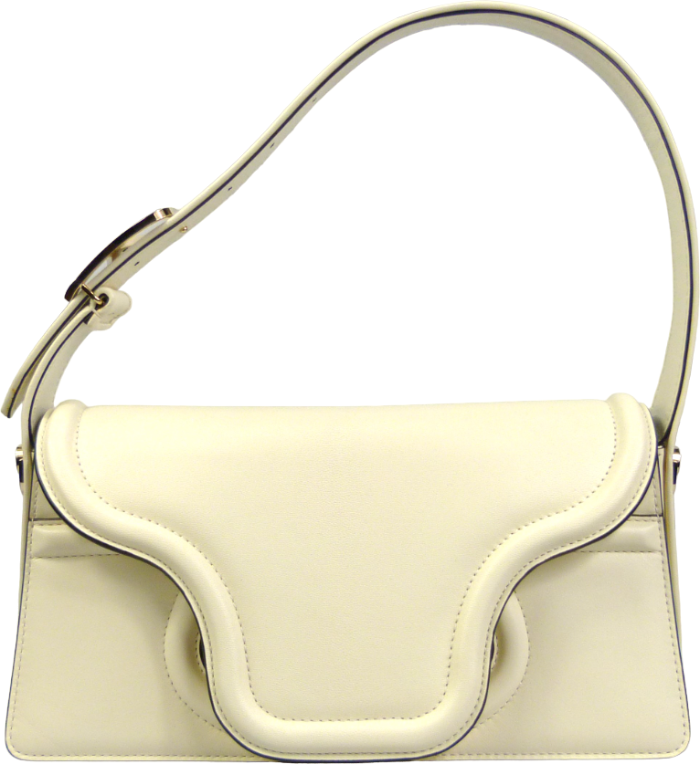 Valentino Garavani Shoulder Bag in Pelle Avorio Wit