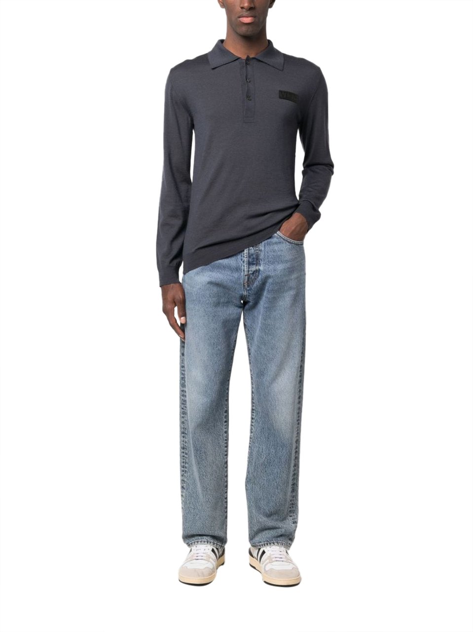 Valentino Garavani T-Shirts And Polos Grey Grijs