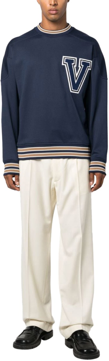 Valentino Garavani Sweaters Blue Blauw