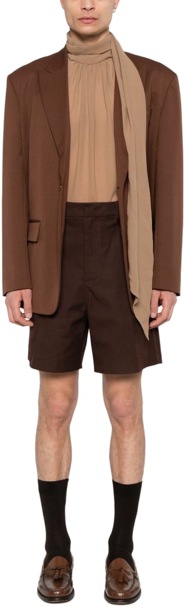 Valentino Garavani Shorts Brown Bruin