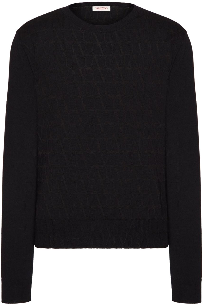 Valentino Garavani Sweaters Black Zwart