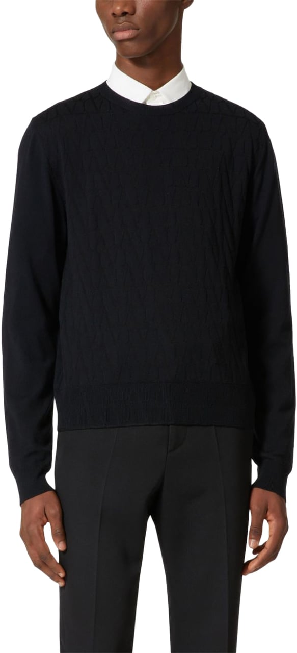 Valentino Garavani Sweaters Black Zwart