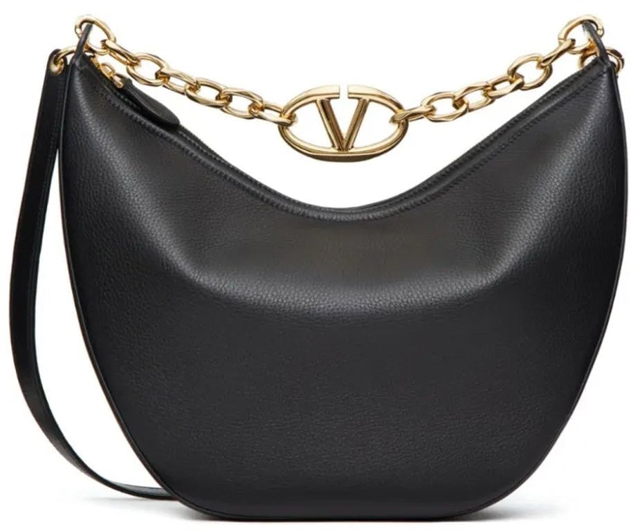 Valentino Garavani Valentino Garavani Vlogo Gate Shoulder Bag Zwart