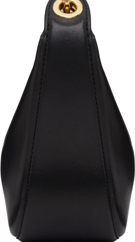 Valentino Garavani Borsa nera con dettagli oro Zwart