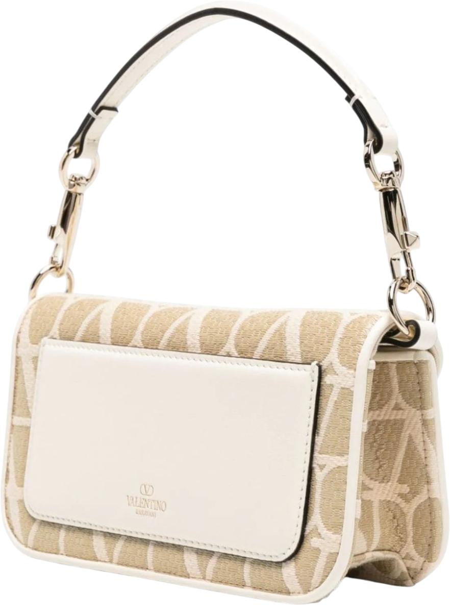 Valentino Garavani Borsa locò toile iconographe beige Beige