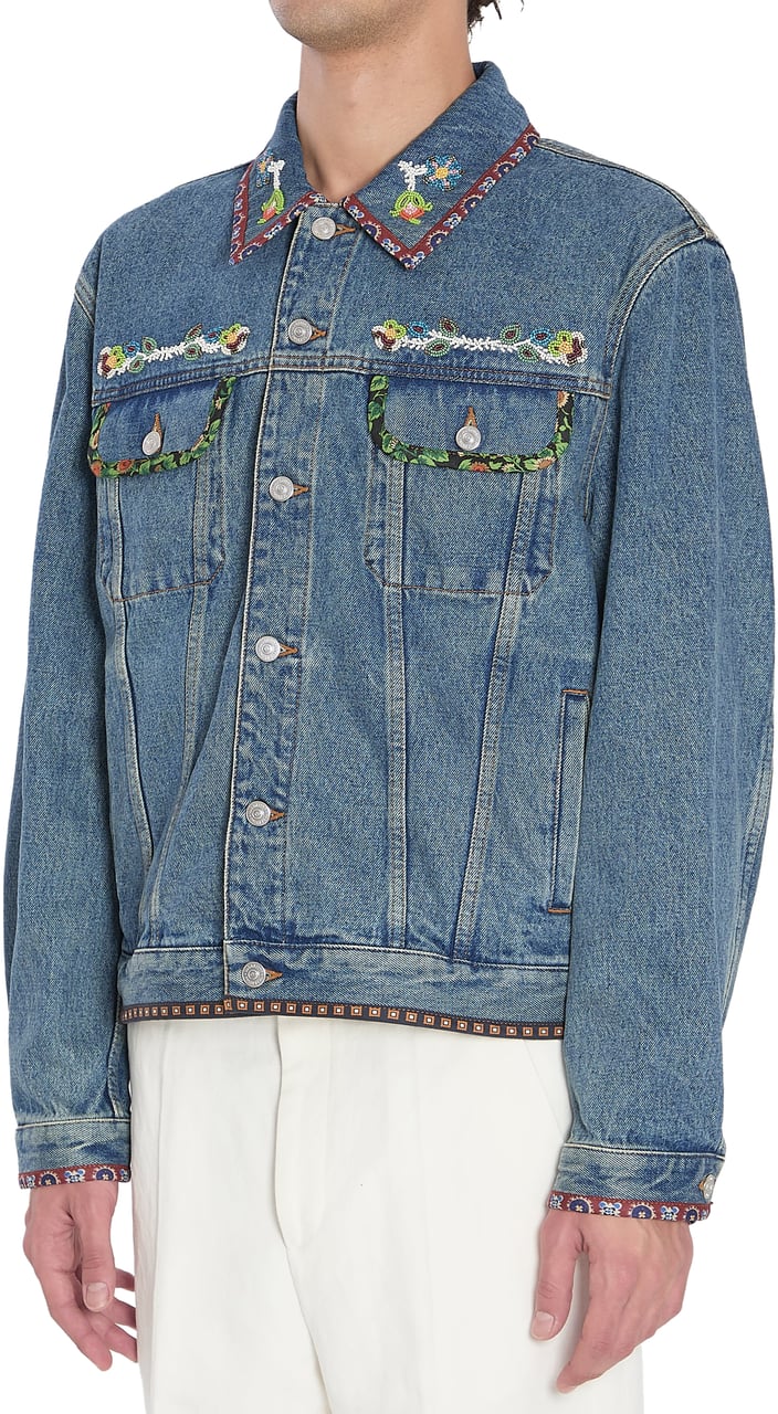 Valentino Garavani Denim Jacket Blauw