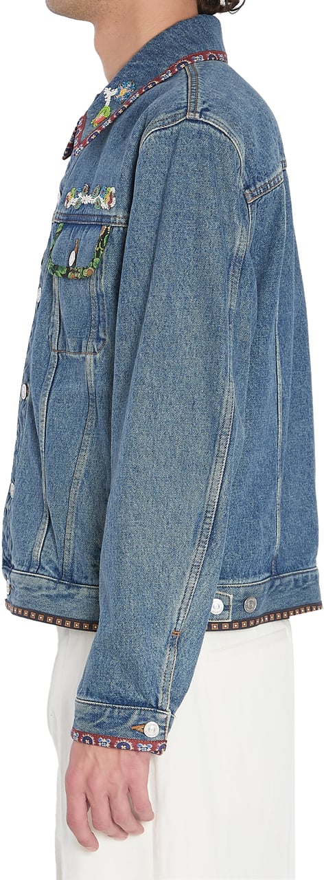 Valentino Garavani Denim Jacket Blauw