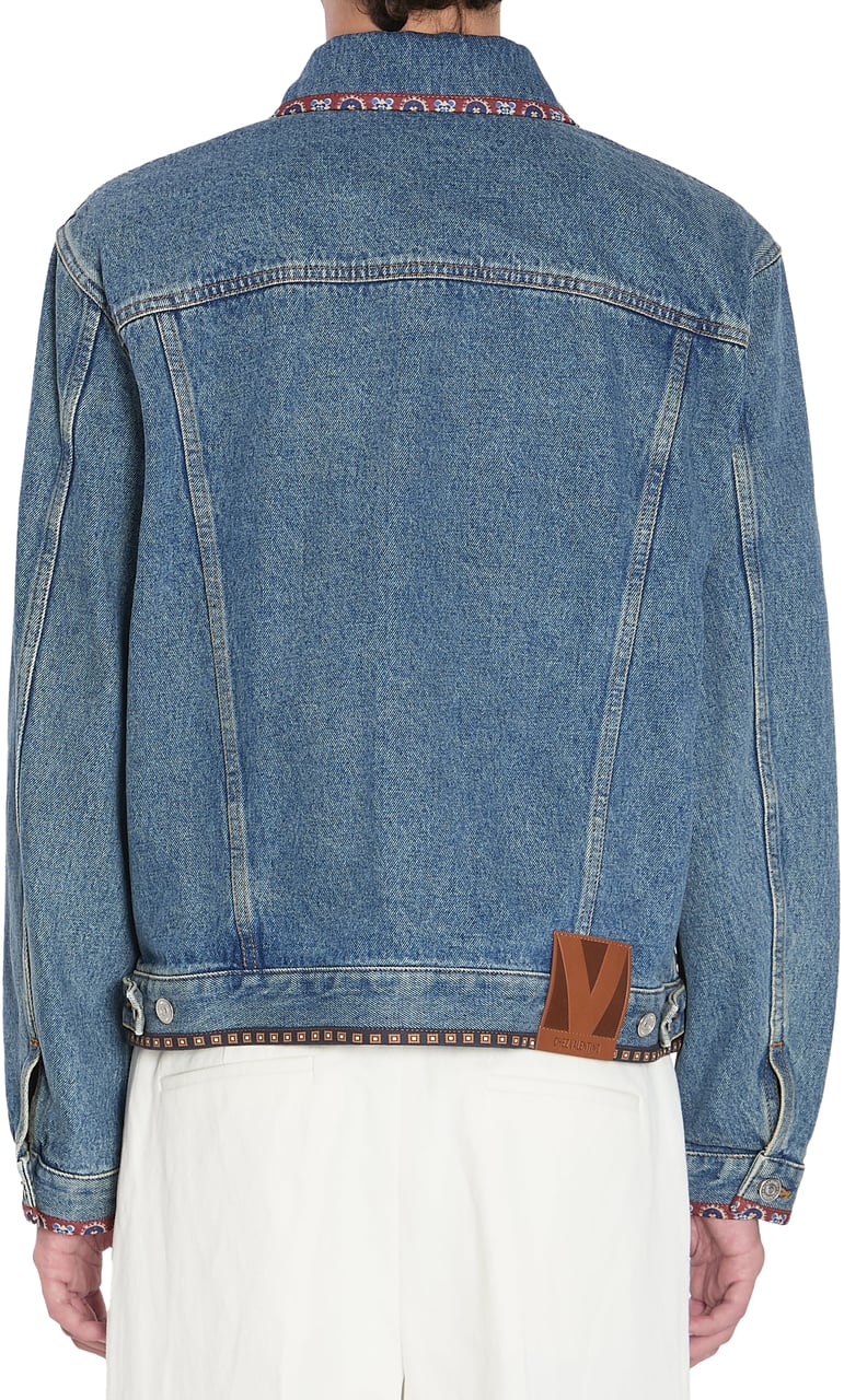 Valentino Garavani Denim Jacket Blauw