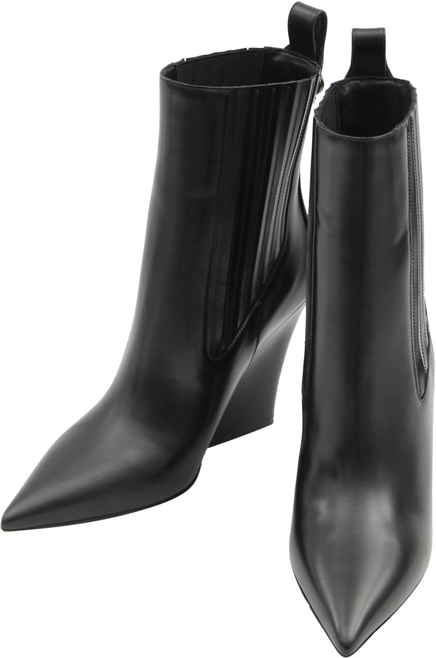 Valentino Garavani VLogo Lockette ankle boot Zwart