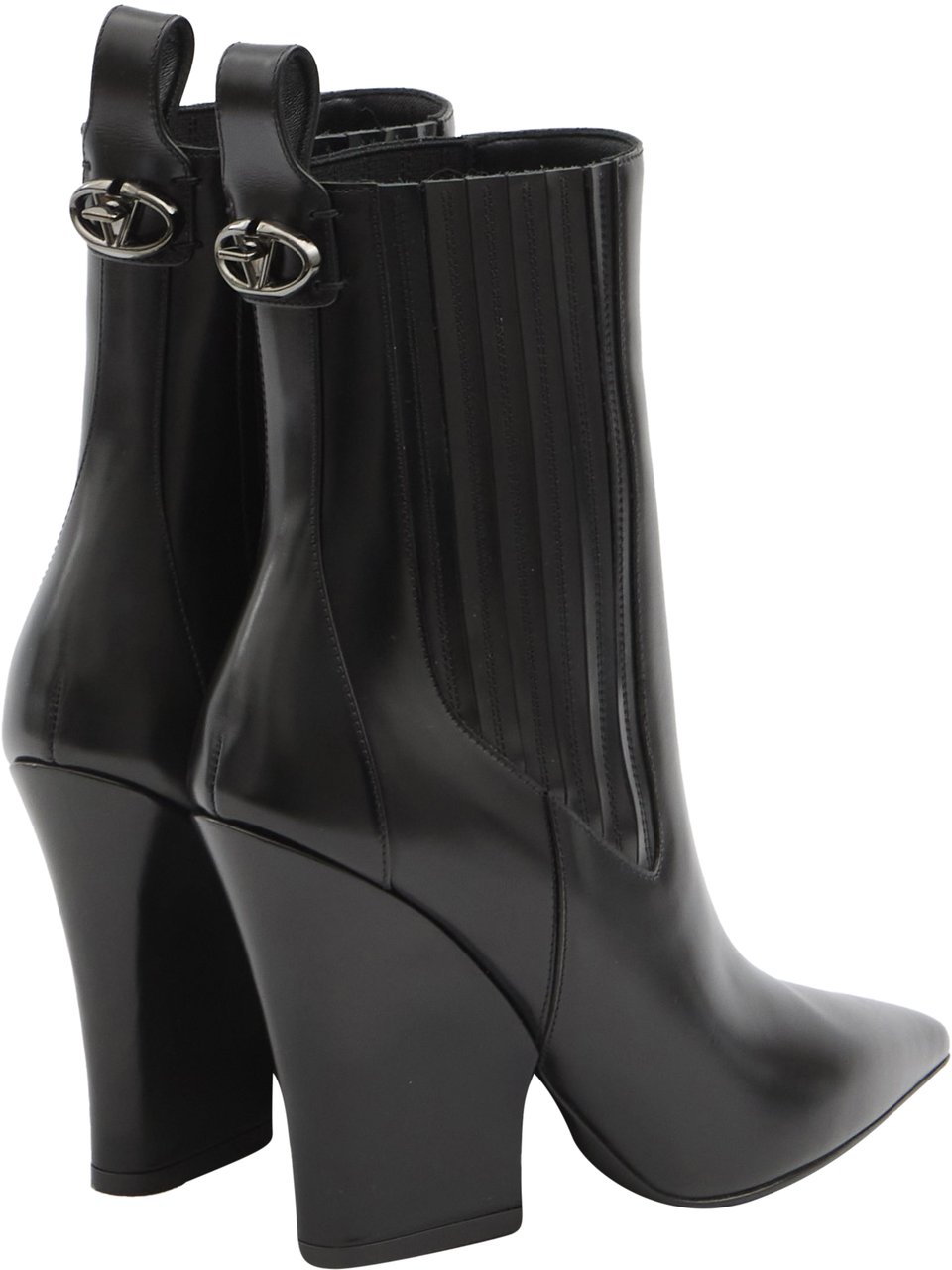 Valentino Garavani VLogo Lockette ankle boot Zwart
