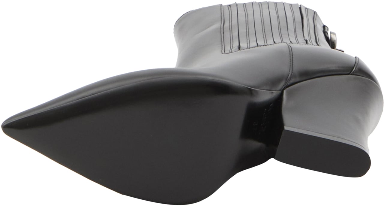 Valentino Garavani VLogo Lockette ankle boot Zwart