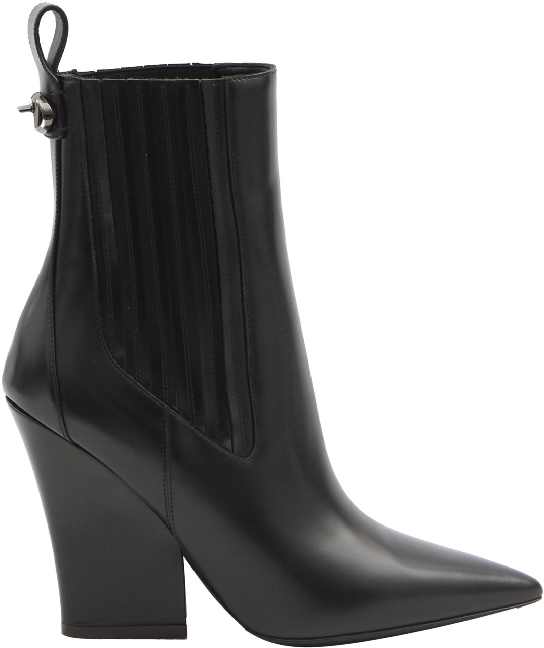 Valentino Garavani VLogo Lockette ankle boot Zwart