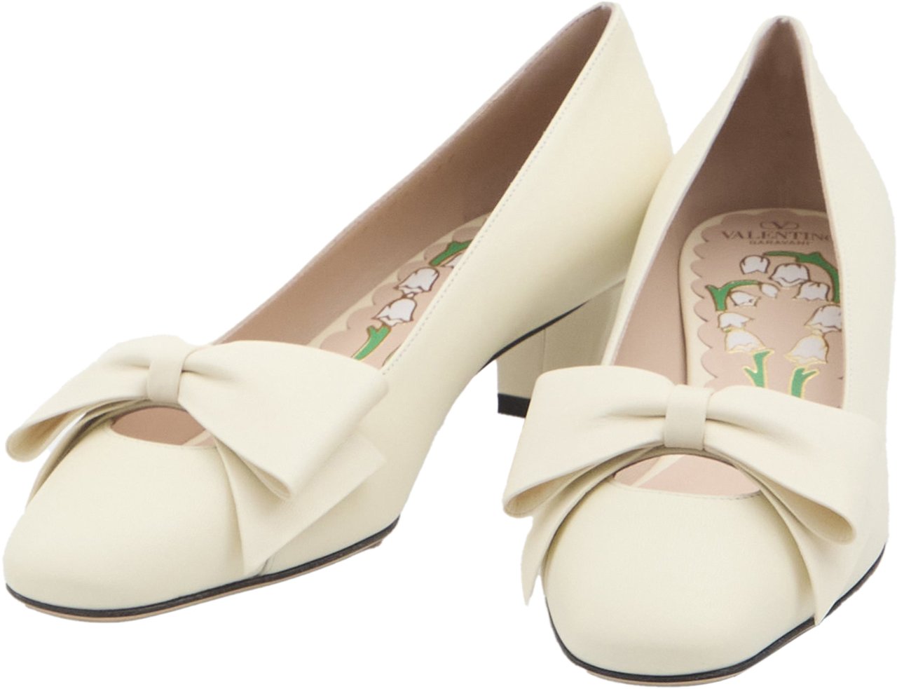 Valentino Garavani Bowow Pumps Wit