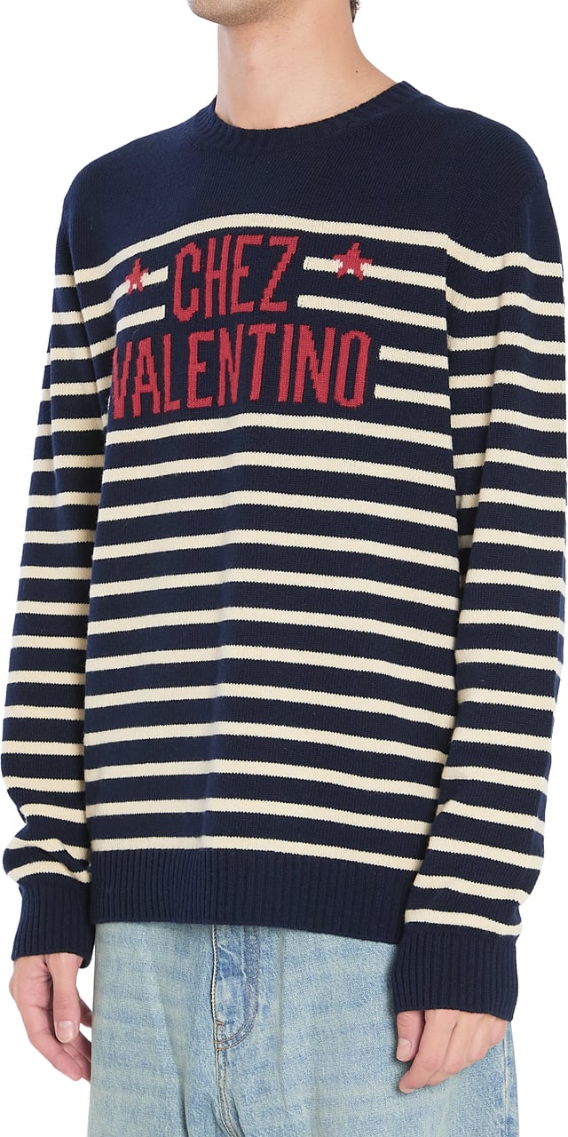 Valentino Garavani Chez Valentino Sweater Blauw