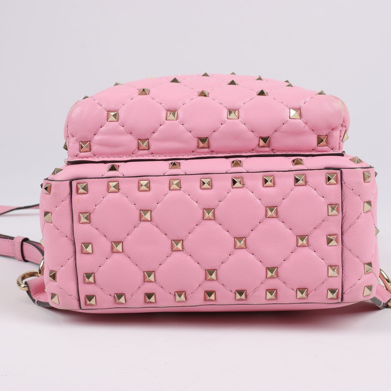 Valentino Garavani Valentino Garavani Rockstud Spike Leather 2Way Backpack in Pink (Marketplaces) Roze
