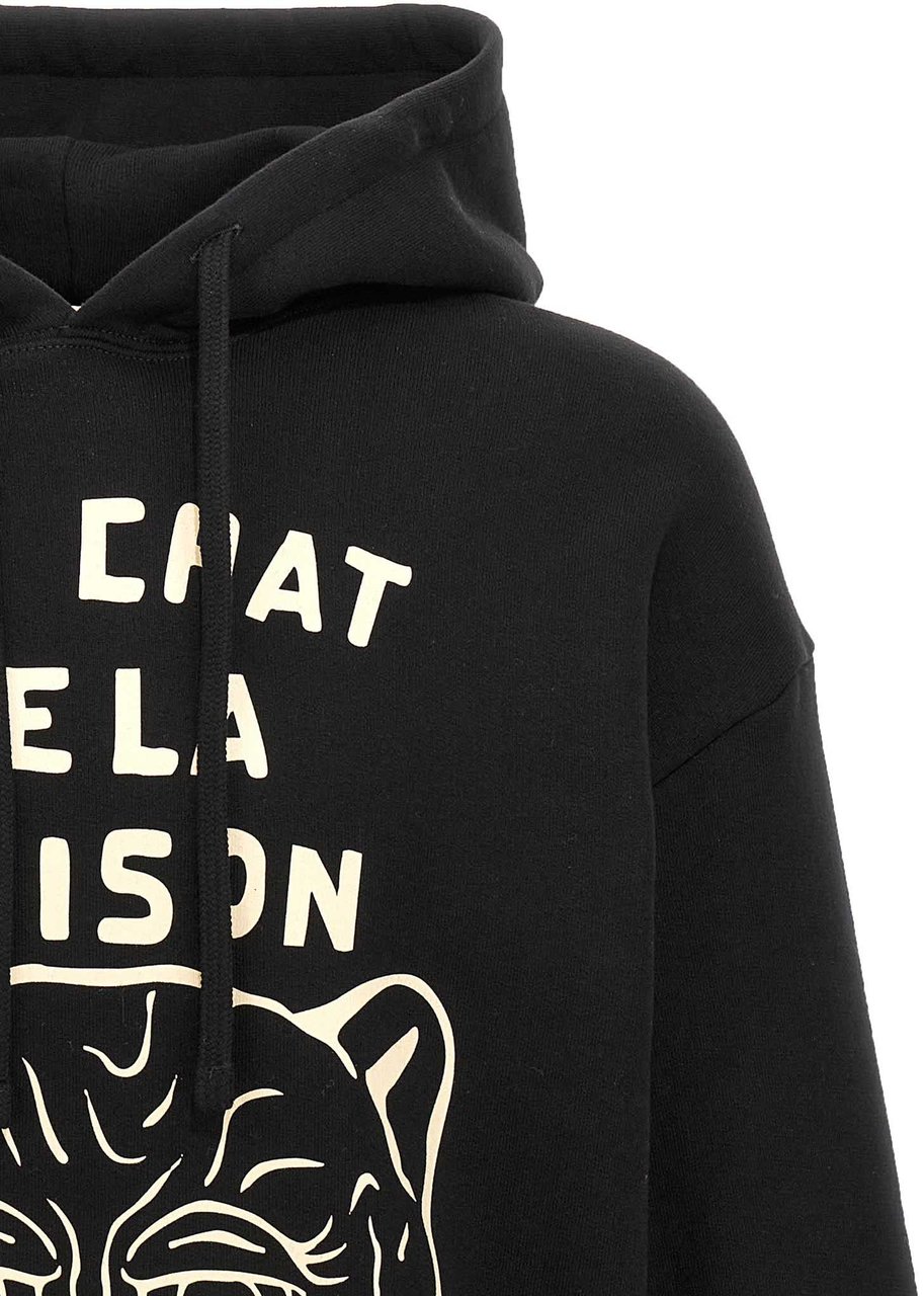 Valentino Garavani Black Cotton Sweatshirt Zwart